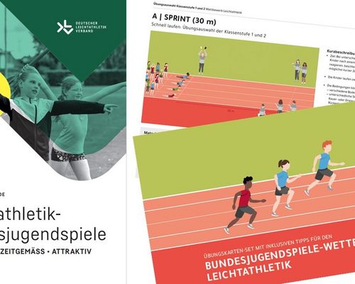 Bundesjugendspiele: Broschüre und Übungskarten-Set in gedruckter Form erhältlich