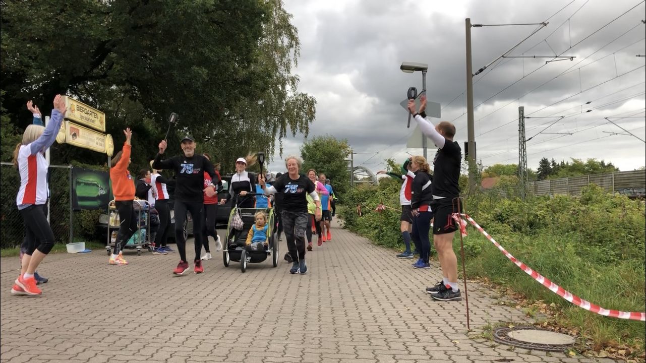 Geschafft! Jubiläumslauf – 75 Jahre NLV