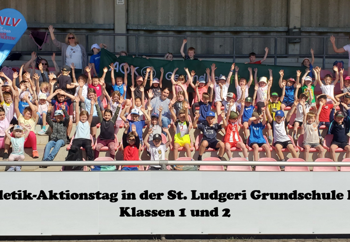 Gelungener Aktionstag der Leichtathletik an der Grundschule St. Ludgeri 