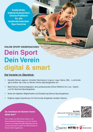 Kick-Off: Online Sport Niedersachsen