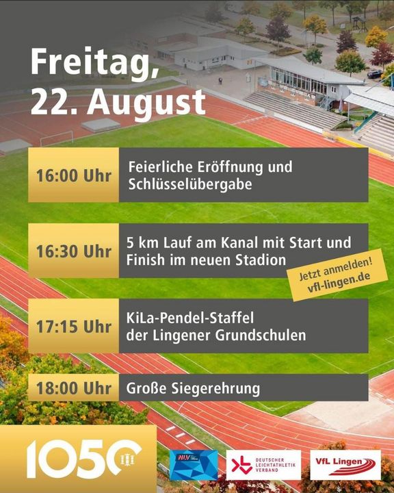 Landesmeisterschaften in Lingen: Emslandstadion steht vor der Eröffnung