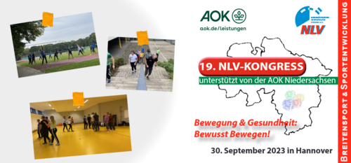 Anmeldung vom NLV-Kongress Bewegung und Gesundheit veröffentlicht