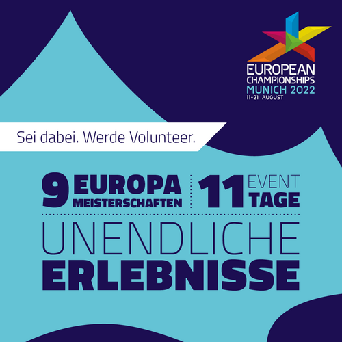 Jetzt als Volunteer für die Heim-EM 2022 in München bewerben!