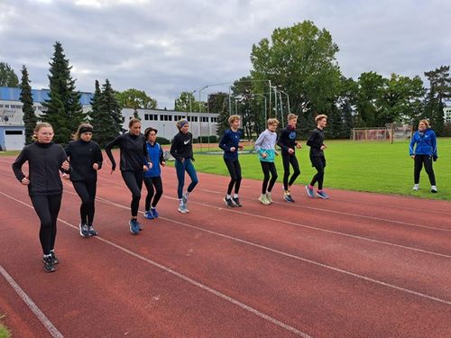 Trainingslager des niedersächsischen Landeskaders Lauf