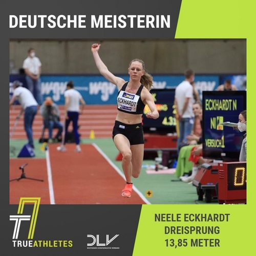 NLV holt zwei Medaillen bei Hallen-DM - Neele Eckhardt gelingt Titelverteidigung