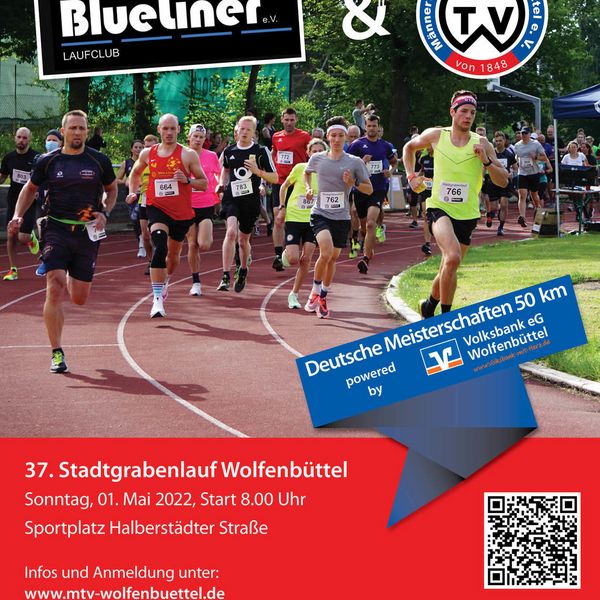 Deutschen Meisterschaften über 50 km im Rahmen des 37. Stadtgrabenlauf Wolfenbüttel 2022