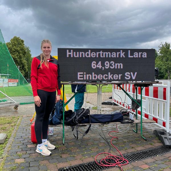 Lara Hundertmark wirft EM-Norm 