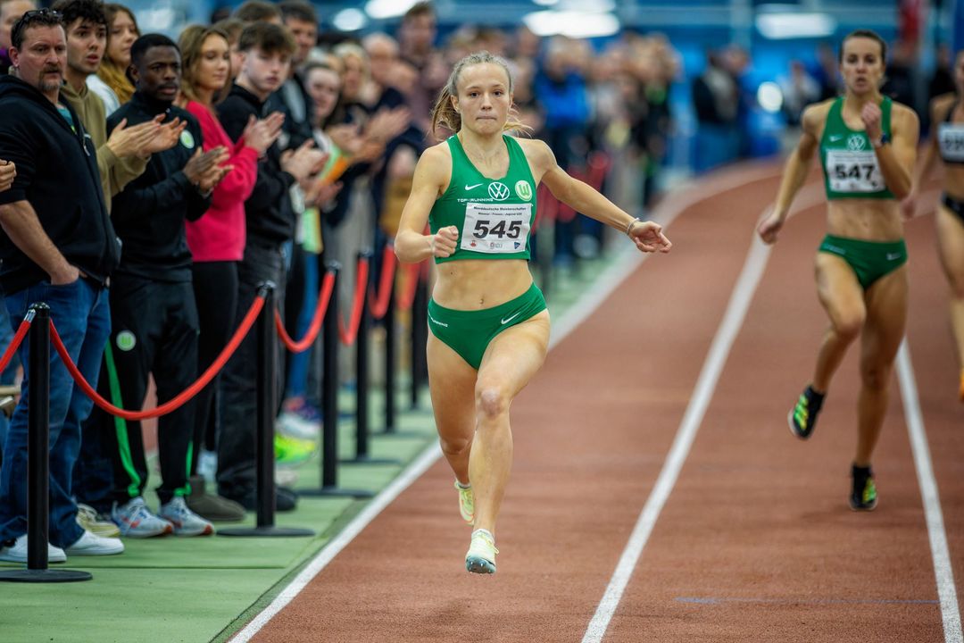 Norddeutsche Meisterin über 60 und 200m: Nele Jaworski (VfL Wolfsburg)