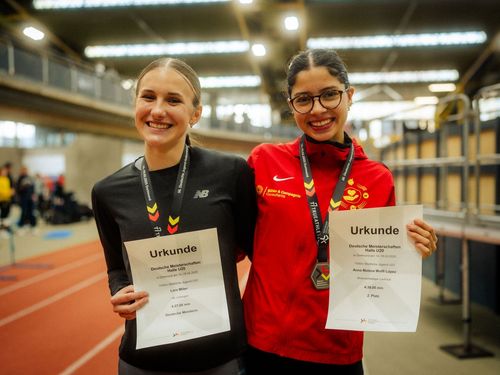 Luna Fischer und Lera Miller rennen zu DM-Gold 