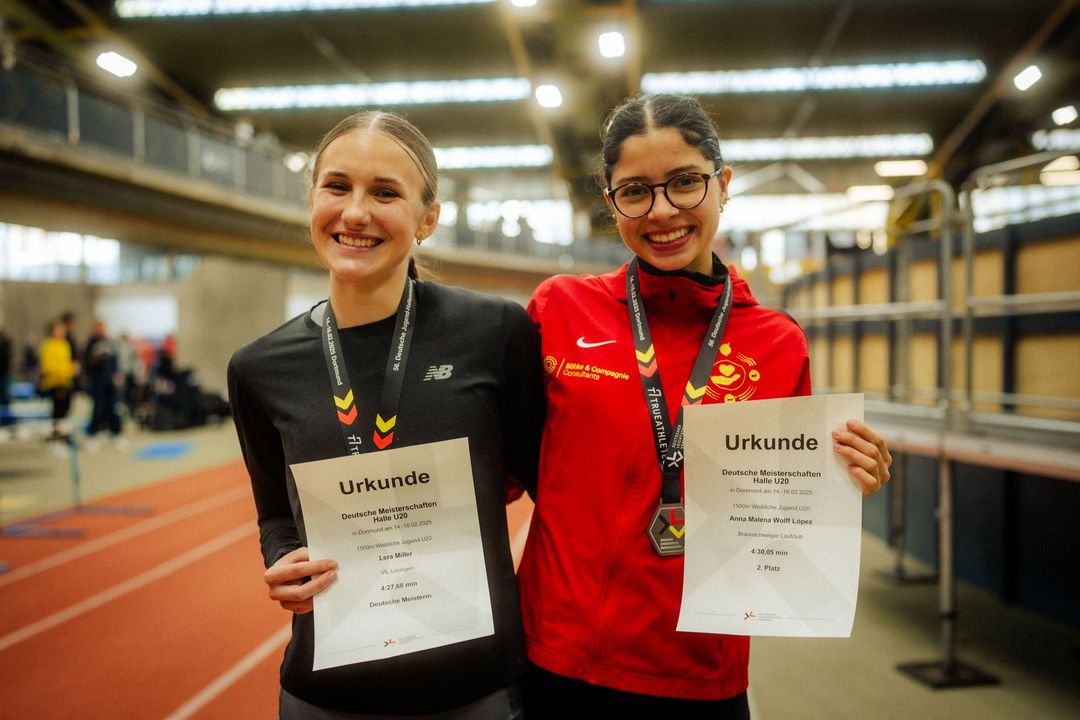 Luna Fischer und Lera Miller rennen zu DM-Gold 