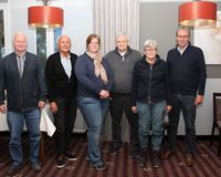 Neuer Vorstand (v.l.): Helmut Behrmann, Horst Liedke, Christiane Schulze, Uwe Wilhelm, Monika Dreyer, Ulf Gerkens. Es fehlen: Jens Dohrmann, Reinhard Wagner (Foto: E. Mattern).