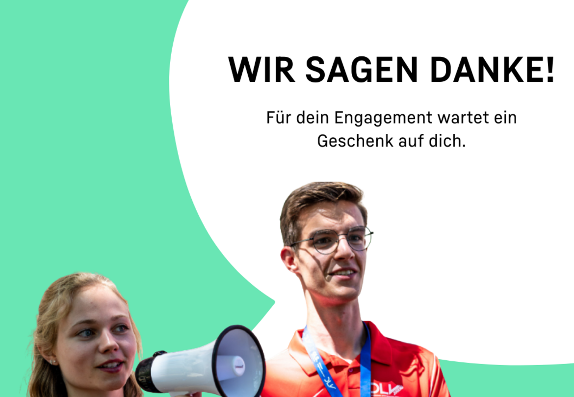 #1000Dank – Engagement-Award für junge Zukunftsgestalter:innen in der Leichtathletik