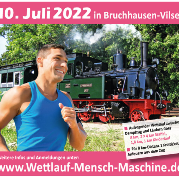 2022 rollt es wieder! Wettlauf „Mensch gegen Maschine“ 