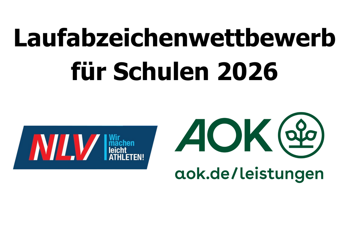 Laufabzeichenwettbewerb für Schulen – unterstützt von der AOK Niedersachsen
