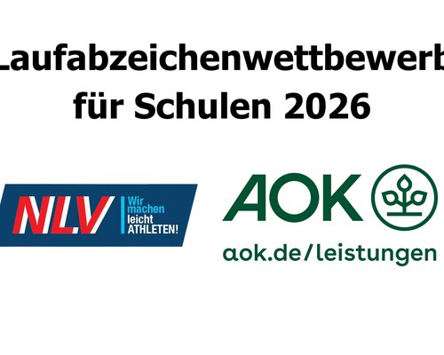 Laufabzeichenwettbewerb für Schulen – unterstützt von der AOK Niedersachsen