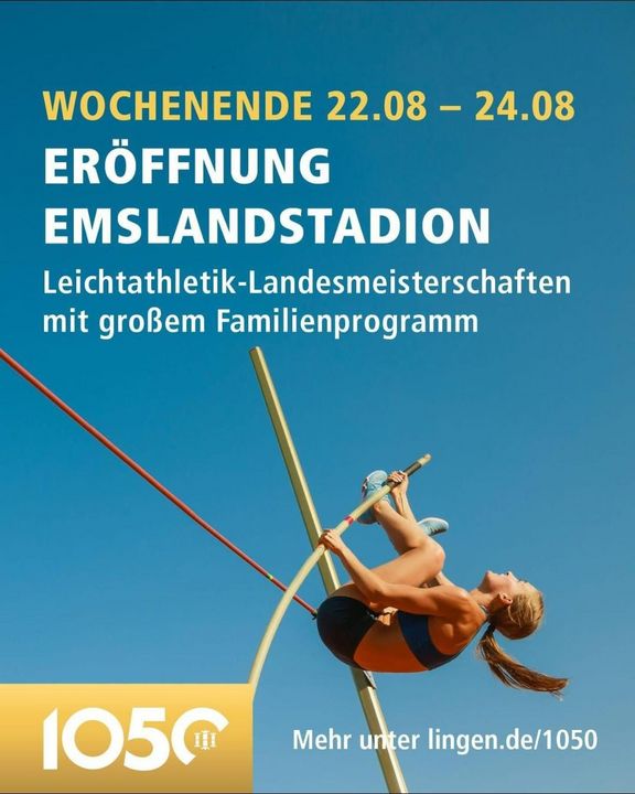 Landesmeisterschaften in Lingen: Emslandstadion steht vor der Eröffnung