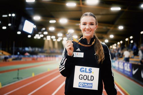 Kira Wittmann verwandelte die Sandgrube der Dortmunder Helmut-Körnig-Halle zu einer „Goldgrube“