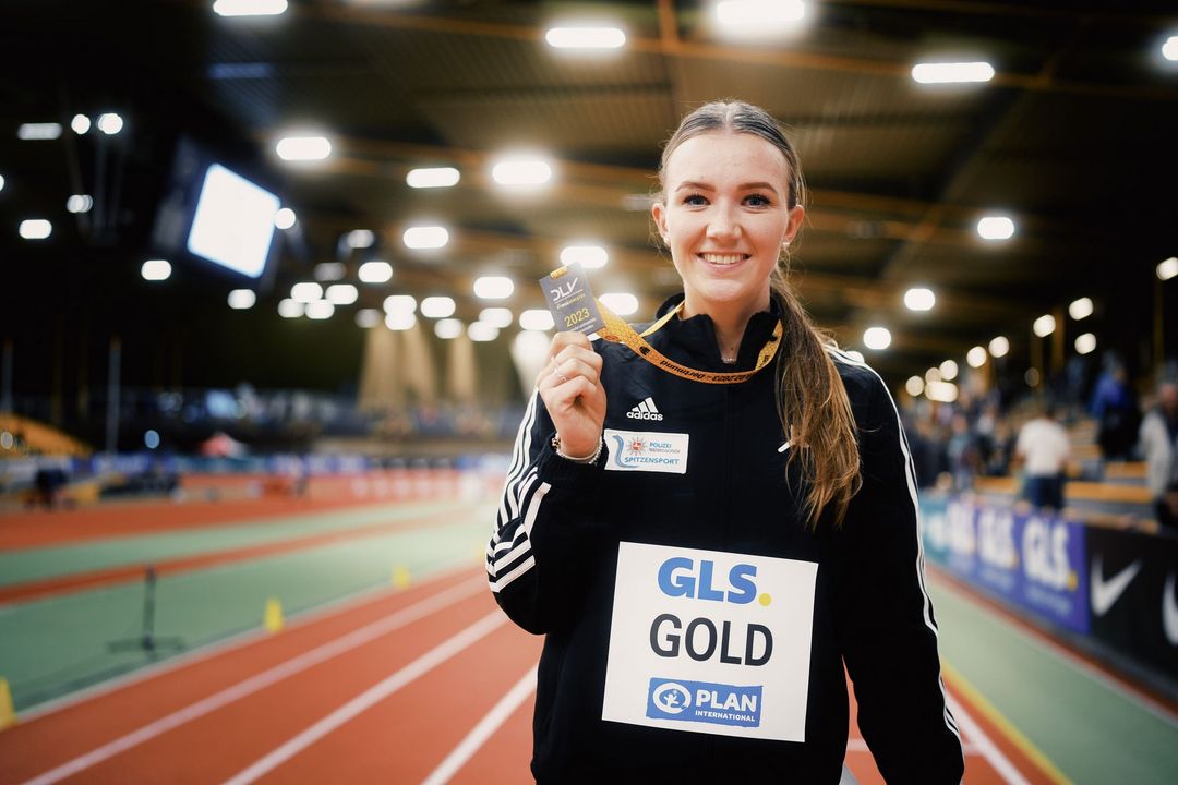 Kira Wittmann verwandelte die Sandgrube der Dortmunder Helmut-Körnig-Halle zu einer „Goldgrube“