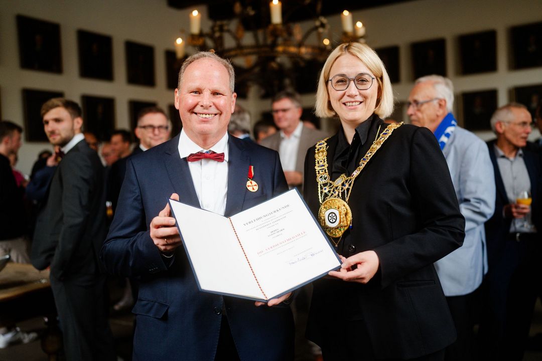 Ein Leichtathletik-Lebenswerk: Verdienstmedaille für Anton Siemer