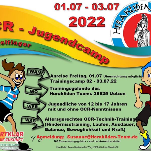 OCR-Jugendcamp am 01.-03.07.2022 in Uelzen 