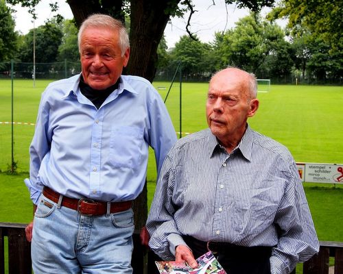 Robert Herchet (re.) hier mit Willi Matthias (Foto: H. Johr)