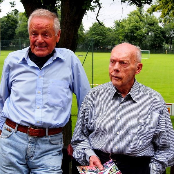 Robert Herchet (re.) hier mit Willi Matthias (Foto: H. Johr)