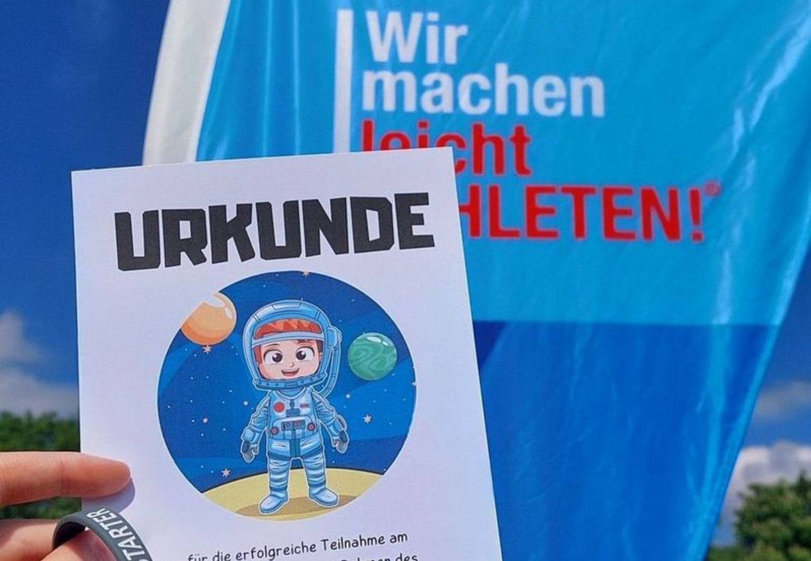 Mal ein ganz anderer Start in die Herbstferien -  das Astronautentraining an der Grundschule Evesen