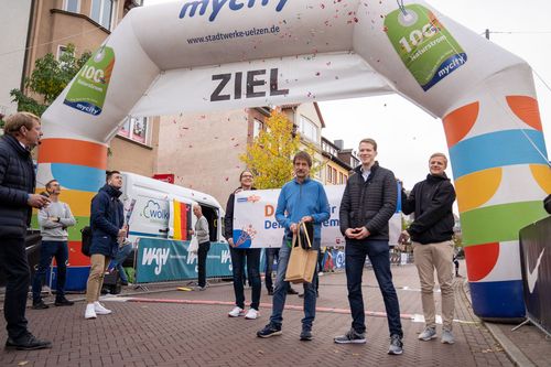 Stimmungsvolle DM 10km in Uelzens Altstadt