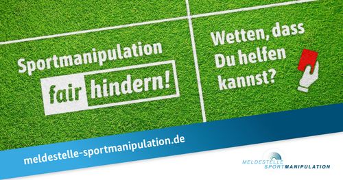 Zentrale Meldestelle für Manipulation von Sportwettbewerben in Deutschland