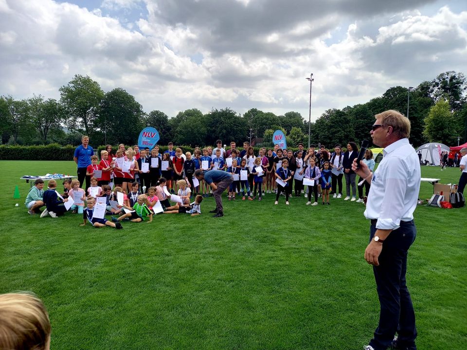 Siegerehrung Mehrkampf-Cup 2022 bei der DM U23 in Göttingen
