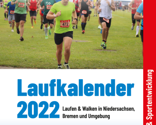 Laufkalender 2022 - jetzt vorbestellen!