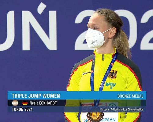 Neele Eckhardt gewinnt sensationell Bronze bei Hallen-EM 