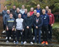 Teilnehmende der B-Trainer-Ausbildung Block Sprint