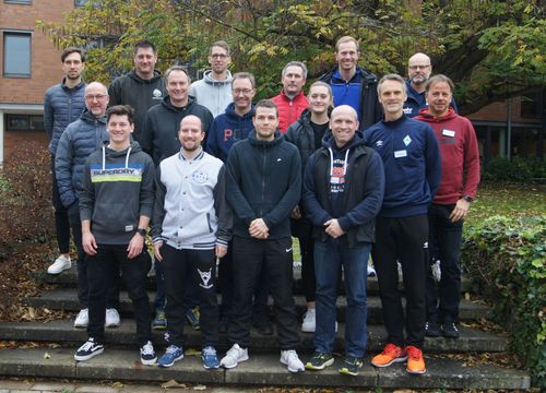 Teilnehmende der B-Trainer-Ausbildung Block Sprint