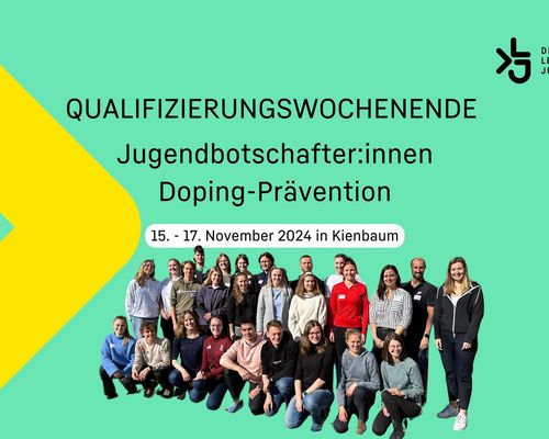 Workshop-Angebot: Komm ins Team der Jugendbotschafter:innen Doping-Prävention