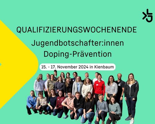 Komm ins Team der Jugendbotschafter:innen Doping-Prävention
