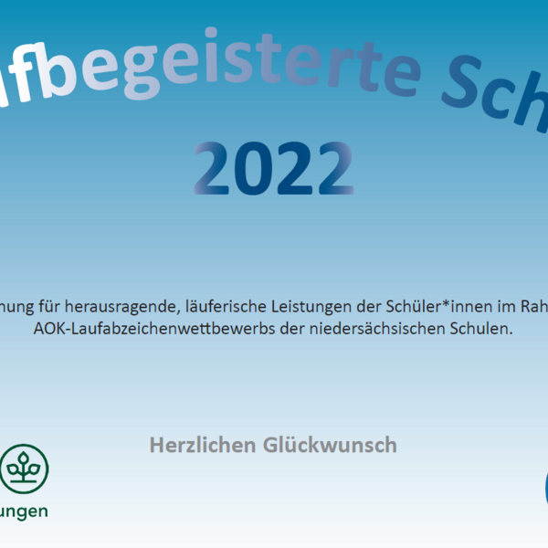 AOK-Laufabzeichenwettbewerb - wieder in voller Fahrt