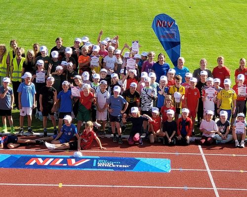 Bundesjugendspiele neu gedacht – Castellschule Lingen beim KiLa-Aktionstag im Emsland-Stadion